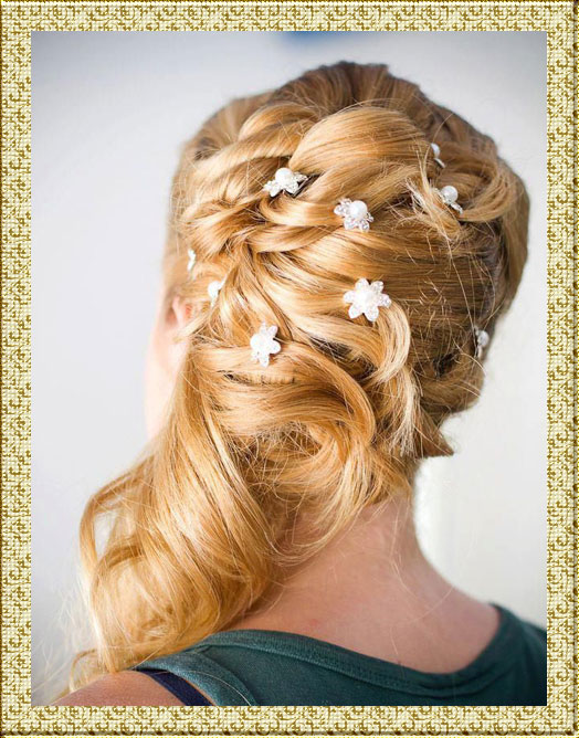 Свадебная прическа на длинные волосы фото с косой